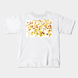 Amber abstract background Kids T-Shirt